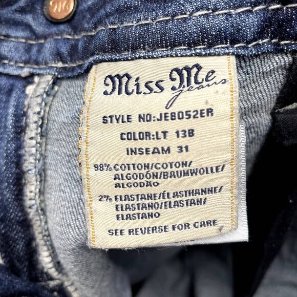 Miss Me Jeans Easy Boot JE8052ER Size 28 - Picture 4 of 10